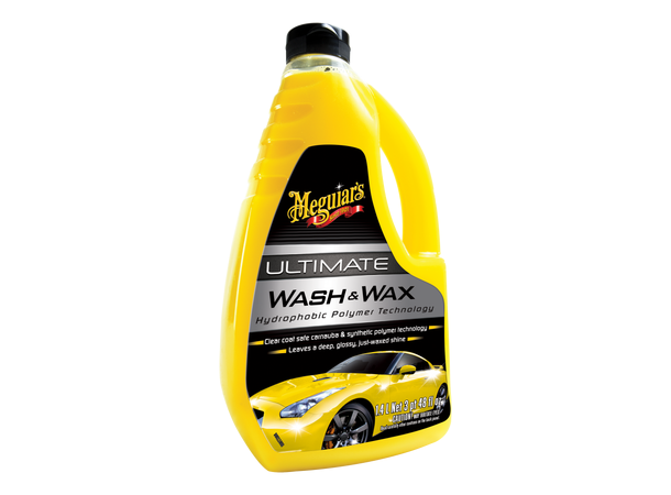 Meguiars Ultimate Wash & Wax Bilshampoo med beskyttelse. 1.4L 