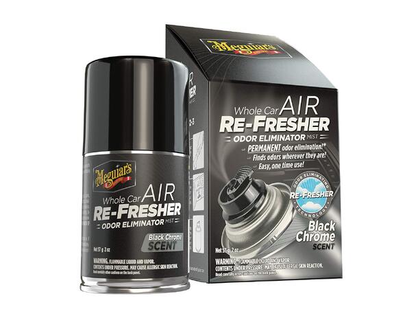 Meguiars Whole Air Re-Fresher New Car Coupe og AC Rens- Nybil lukt - Black Chr 