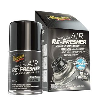 Meguiars Whole Air Re-Fresher New Car Coupe og AC Rens- Nybil lukt - Black Chr