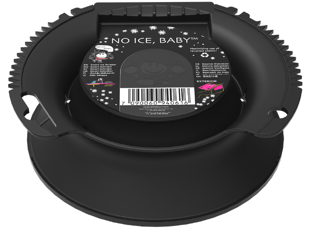 No Ice, Baby™ Smart Isskrape Kjegleformet skrape - Svart 