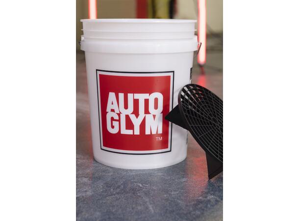 Autoglym Car Wash & Grit Guard Solid plastbøtte med rist - 20l 