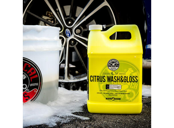 Chemical Guys Citrus Wash & Gloss Sitrusbasert bilshampo med glans 473 ml 