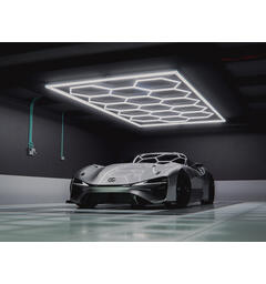 Sinostar HEX 15 Hexagonlys Taklys med Hexagonform - LED inkl ramme