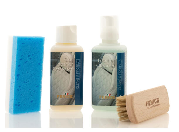 Fenice Leather Care Kit Premium Rengjøring og beskyttelse av skinn 