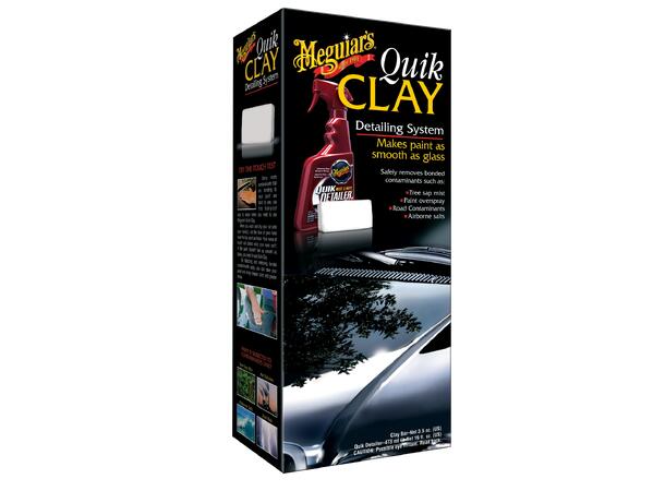 Meguiars Quik Clay Detailing System Et sett med smøremiddel og Clay