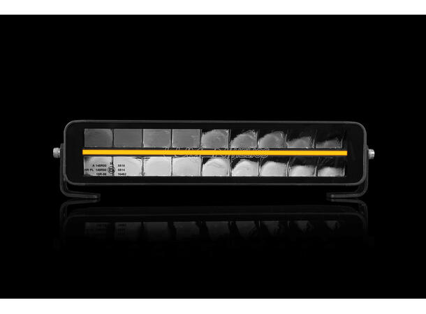 Lumen Helios DX10 LED fjernlys Ekstralys m/ posisjonslys i oransje/hvit 