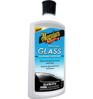Meguiars Glass Polish Compound Brukes før glassforsegling,236ml
