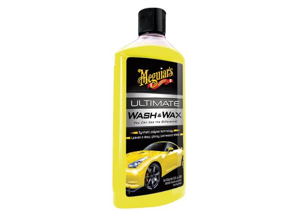 Meguiars Ultimate Wash & Wax Bilshampoo med beskyttelse. 473ml 