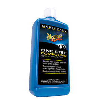 Meguiars Marine One Step Compound 1-stegs poleringsmiddel til b&#229;t, 946ml