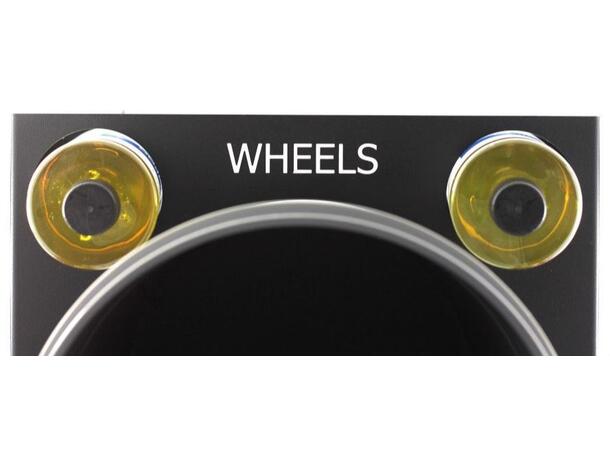 Poka Premium bøttevogn - 14 til 20 liter WHEELS, 20mm galvansiert stål med hjul 
