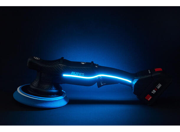 Rupes Bigfoot HLR15 iBrid Poleringmaskin Batteridreven med batteri og lader 