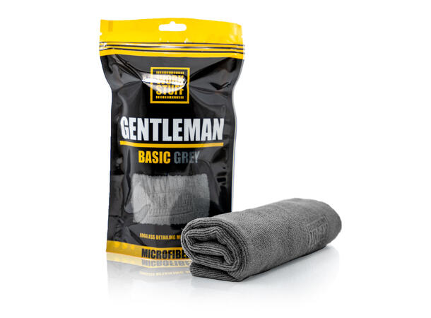 Work Stuff Gentleman Basic Grey Sømløs mikrofiberklut, 350gsm, 40x40cm 
