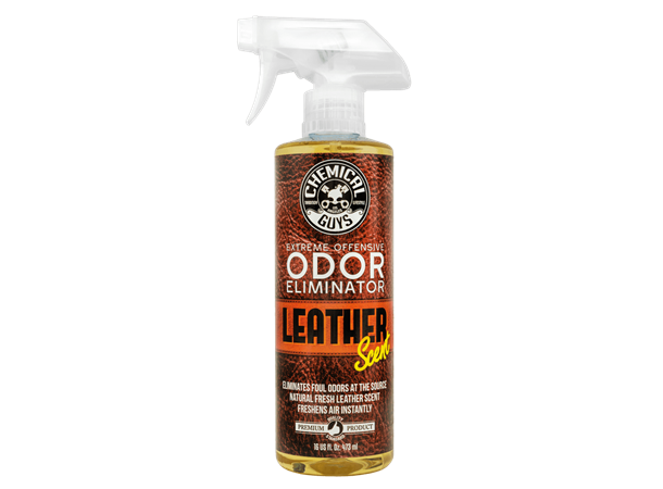 Chemical Guys Odor Eliminator Leather Scent, fjerner vond lunkt, 473ml