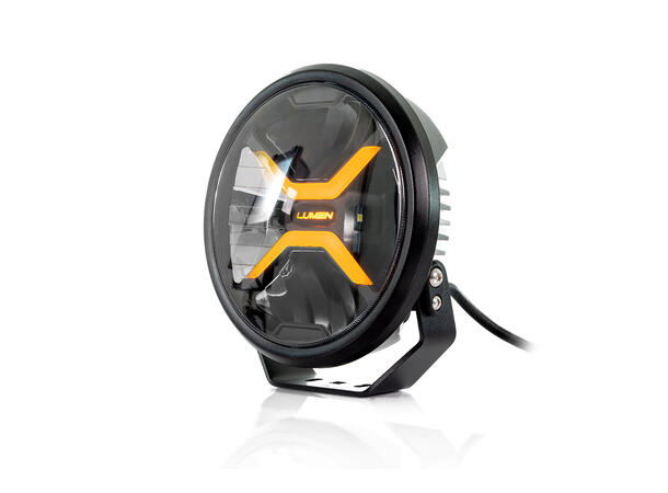 Lumen Cyclops CX9 LED fjernlys Kraftig med posisjonslys i oransje/hvit 