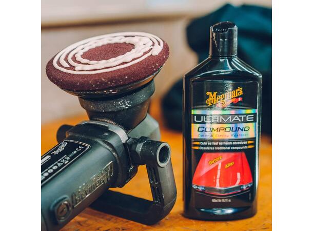 Meguiars Ultimate Compound Polish for hånd og DA maskin. 450ml 
