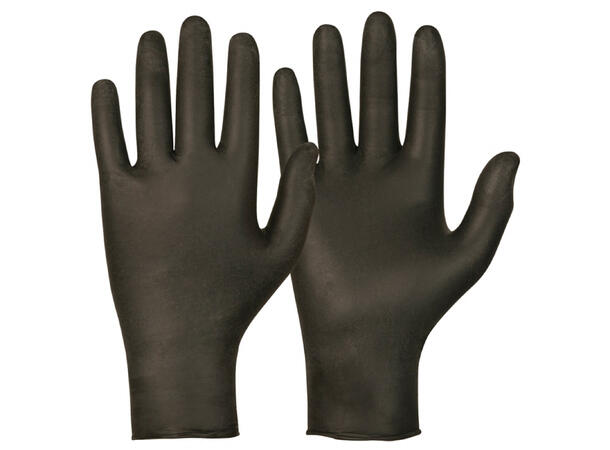 Granberg engangshanske Nitril - Robust! Nitril, pudderfri. Svart, 100 stk, 2XL 