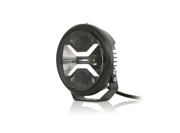 Lumen Cyclops CX7 LED fjernlys Kraftig med posisjonslys i oransje/hvit 