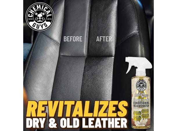Chemical Guys Leather Nectar Gjenoppretter og beskytter lær, 473ml 