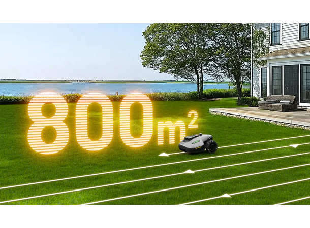 Mammotion Yuka mini 800 robotklipper Solid kabelfri robotklipper - 800 m² 