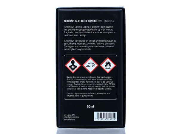 Turisimo 24 Ceramic Coating Keramisk Coating, 24 mnd varighet 
