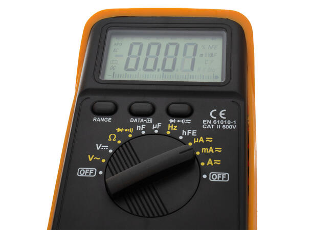 Carwise Multimeter Spenningsmåler for bil, bobil, båt m.m 