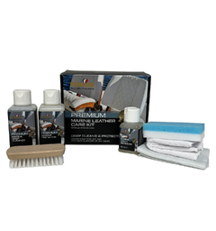 Fenice Marine Leather Care Kit Premium Beskyttelse og rengjøring skinn - pakke