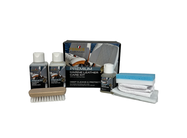 Fenice Marine Leather Care Kit Premium Beskyttelse og rengjøring skinn - pakke