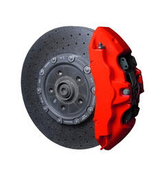 Foliatec Brake Caliper Lacquer Set Racing rosso matt - 3 components