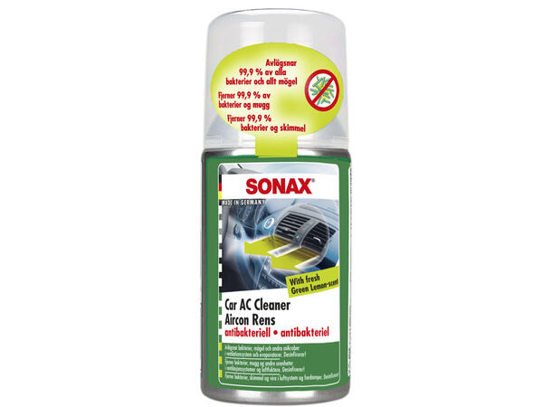 Sonax Aircon Rens - Green Lemon AC rengjøring, Whole car 