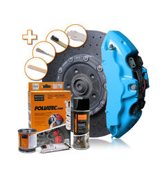 Foliatec Brake Caliper Lacquer Set Sky blue - 3 components