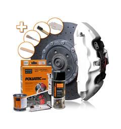 Foliatec Brake Caliper Lacquer Set Pure white - 3 components