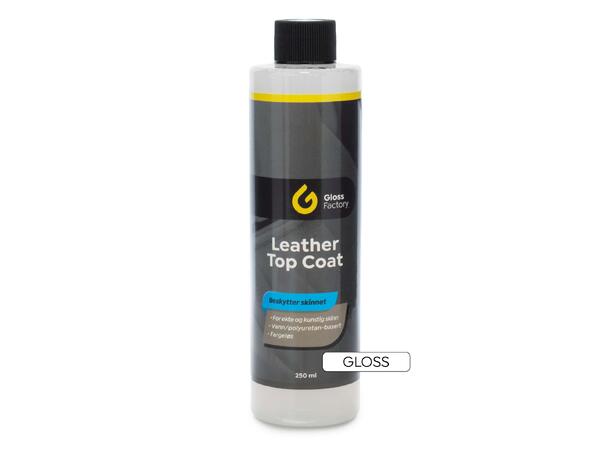 Gloss Factory Leather Top Coat, gloss Fargeløs forsegling for skinn - 250ml 