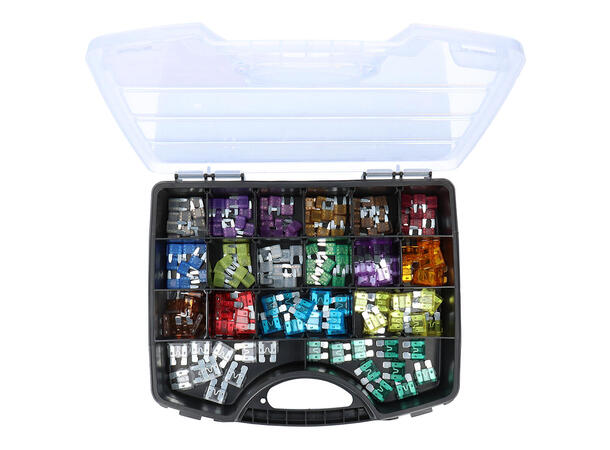 Sikrings sett i boks MIDI og MINI - Leveres i 18-roms boks 