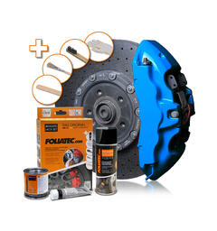 Foliatec Brake Caliper Lacquer Set GT-blue - 3 components
