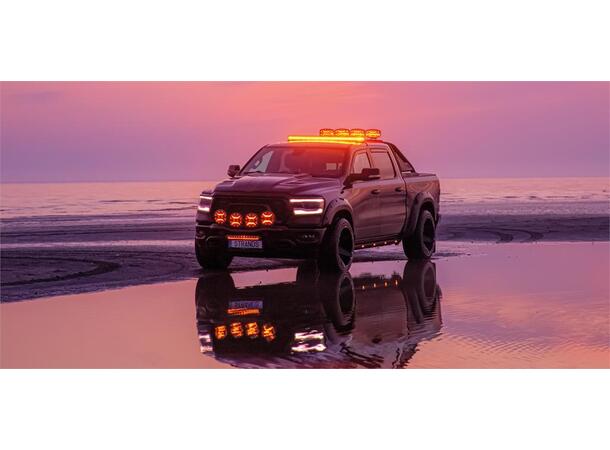 Strands Cruise Light 1382 Varselbjelke 1382mm. Gult. ECE R65 / R10. IP67 