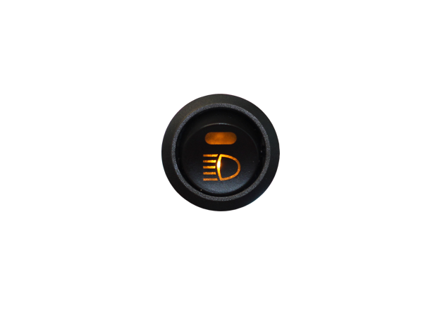 VP Bryter fjernlys Belyst. 20A Ø20. Symbol 