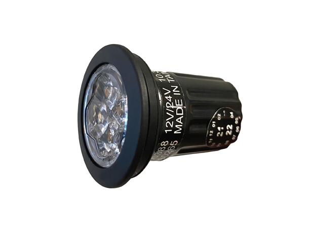 VP Hideaway Flash 4-LED Ø26,4 / Bor 26mm For innfelling 