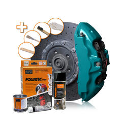 Foliatec Brake Caliper Lacquer Set Miami beach blue glossy