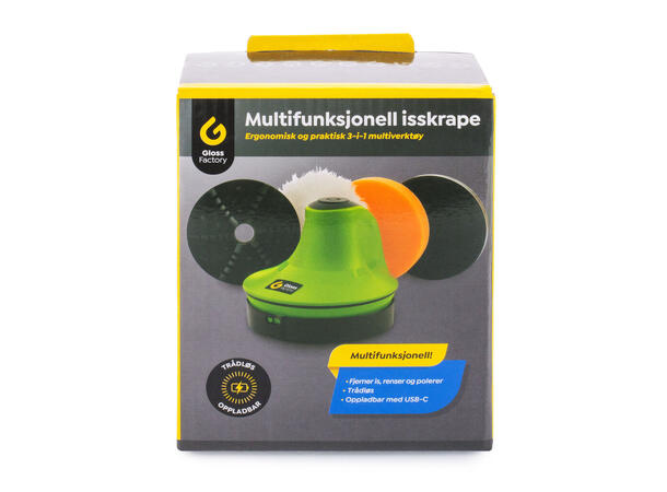 Gloss Factory Multifunksjonell Is-skrape Elekstrisk isskrape og poleringsmaskin 
