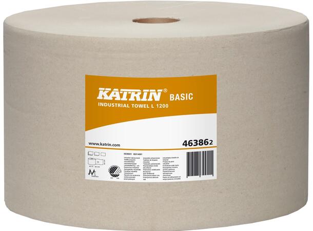 Katrin Basic Verkstedpapir 1-lags industripapir Grått  - 1200 meter 