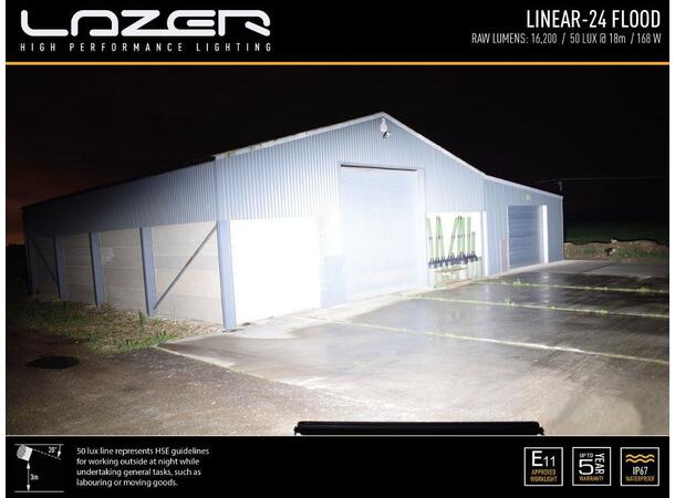 Lazer Linear® 24 Flood Lengde 682mm. 16200 Lumen 