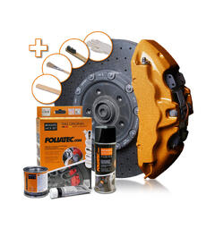 Foliatec Brake Caliper Lacquer Set Vintage copper metallic - 3 components