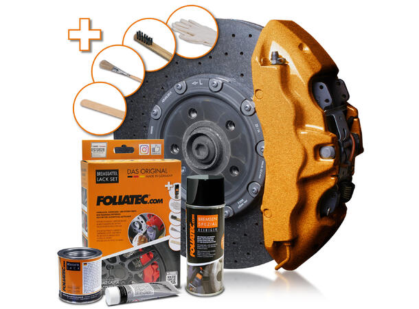 Foliatec Brake Caliper Lacquer Set Vintage copper metallic - 3 components 