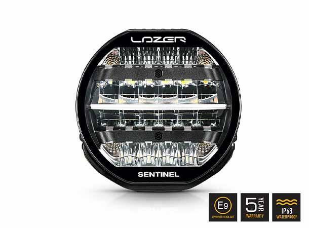 Lazer Sentinel 9 Highline Beacon Sort Med varsellys PL2 