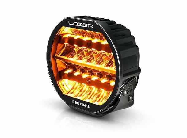Lazer Sentinel 9 Highline Beacon Sort Med varsellys PL2 