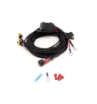 Lazer kabelsett til to lamper AMP 2-Pin. Med Rel&#232; og bryter.