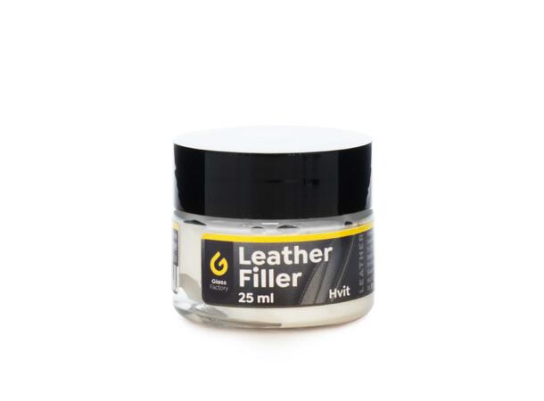 Gloss Factory Leather Filler - hvit Hvit reparasjonsmasse for skinn - 25ml 