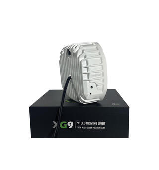 XG9 LED Driving Light White Multicolor Parklys Hvit, Gul og Gr&#248;nn.