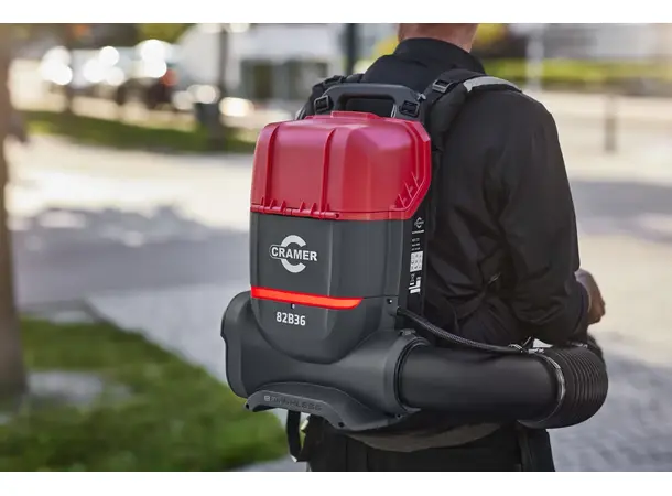 Cramer 82B1300 82V backpack løvblåser Profesjonell Inkl Batt/lader 