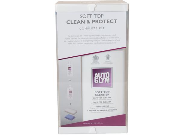 Autoglym Soft Top Clean & Protect Kit Rens og beskyttelse til cabriolet-topp